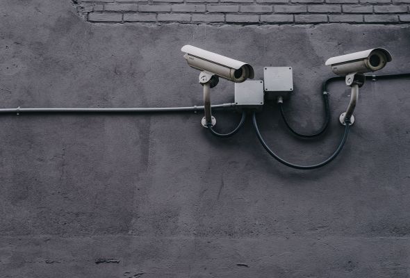 Two Security Cameras